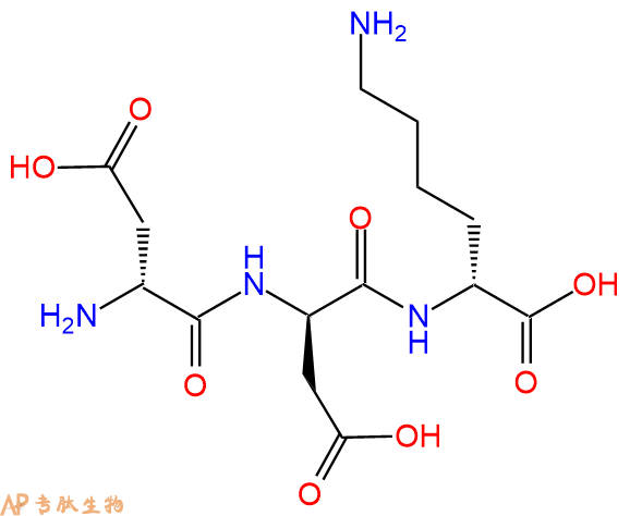 专肽生物产品H2N-DAsp-DAsp-DLys-COOH