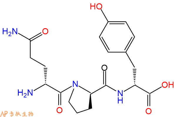 专肽生物产品H2N-DGln-DPro-DTyr-COOH