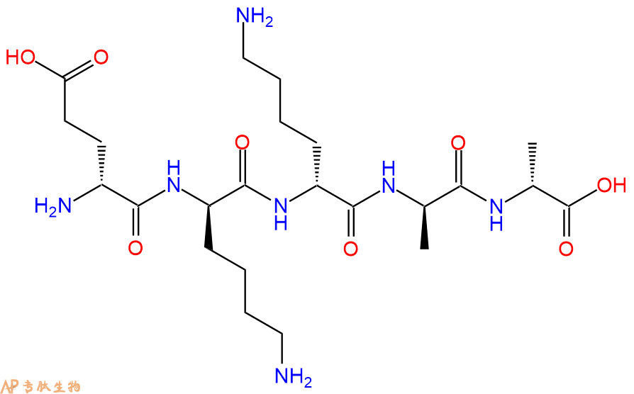 专肽生物产品H2N-DGlu-DLys-DLys-DAla-DAla-COOH