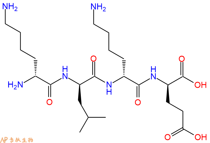 专肽生物产品H2N-DLys-DLeu-DLys-DGlu-COOH