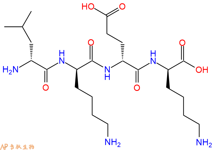 专肽生物产品H2N-DLeu-DLys-DGlu-DLys-COOH