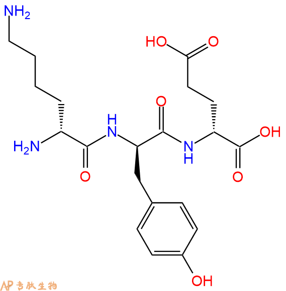 专肽生物产品H2N-DLys-DTyr-DGlu-COOH