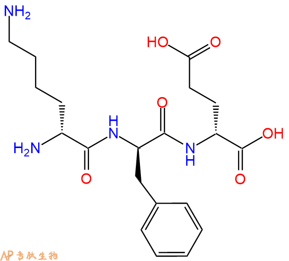 专肽生物产品H2N-DLys-DPhe-DGlu-COOH