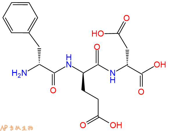 专肽生物产品H2N-DPhe-DGlu-DAsp-COOH