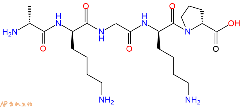 专肽生物产品H2N-DAla-DLys-Gly-DLys-DPro-COOH