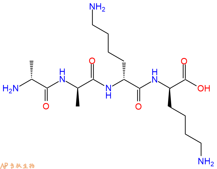 专肽生物产品H2N-DAla-DAla-DLys-DLys-COOH