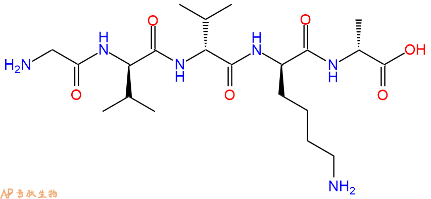 专肽生物产品H2N-Gly-DVal-DVal-DLys-DAla-COOH