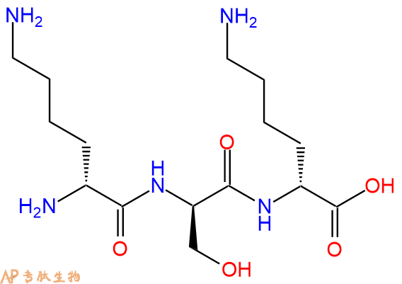 专肽生物产品H2N-DLys-DSer-DLys-COOH