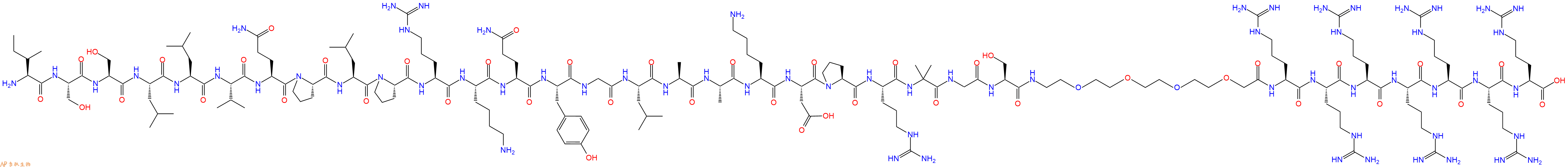 专肽生物产品Ile-Ser-Ser-Leu-Leu-Val-Gln-Pro-Leu-Pro-Arg-Lys-Gl