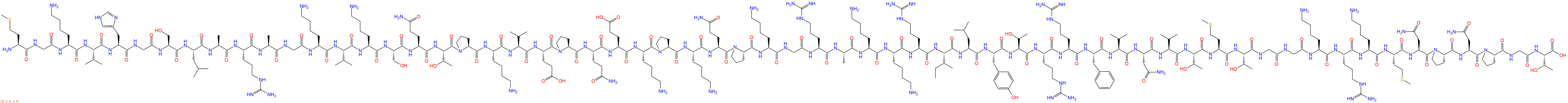 专肽生物产品H2N-Met-Gly-Lys-Val-His-Gly-Ser-Leu-Ala-Arg-Ala-Gl