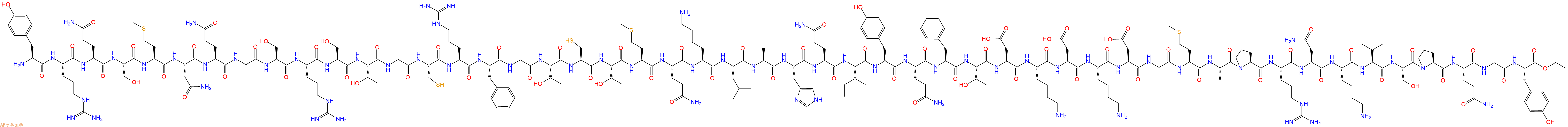 专肽生物产品H2N-Tyr-Arg-Gln-Ser-Met-Asn-Gln-Gly-Ser-Arg-Ser-Th