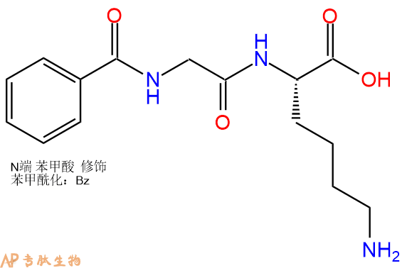 专肽生物产品Benzoyl-Gly-Lys-COOH 740-63-6