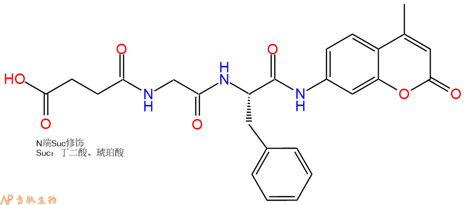 专肽生物产品Suc-Gly-Phe-AMC