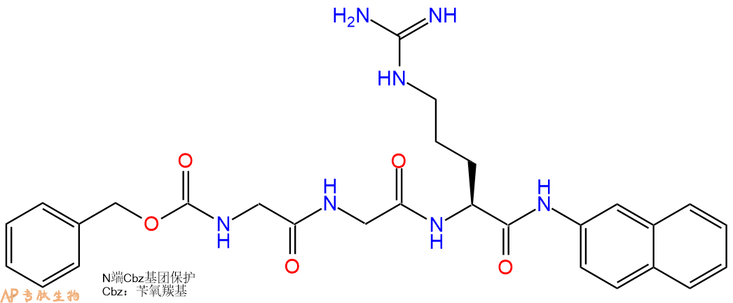专肽生物产品Cbz-Gly-Gly-Arg-βNA 1442-79-1