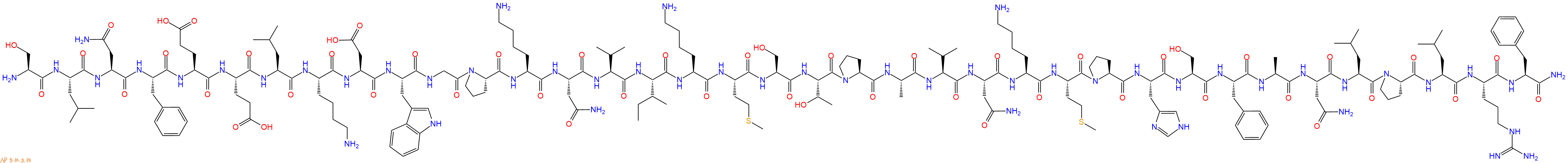 专肽生物产品S-37-F-NH₂, NPSF381006-66-2