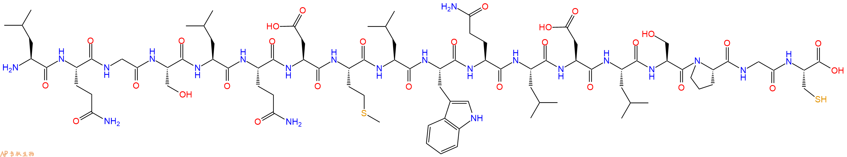 专肽生物产品Leptin (150-167) (human)200436-46-0