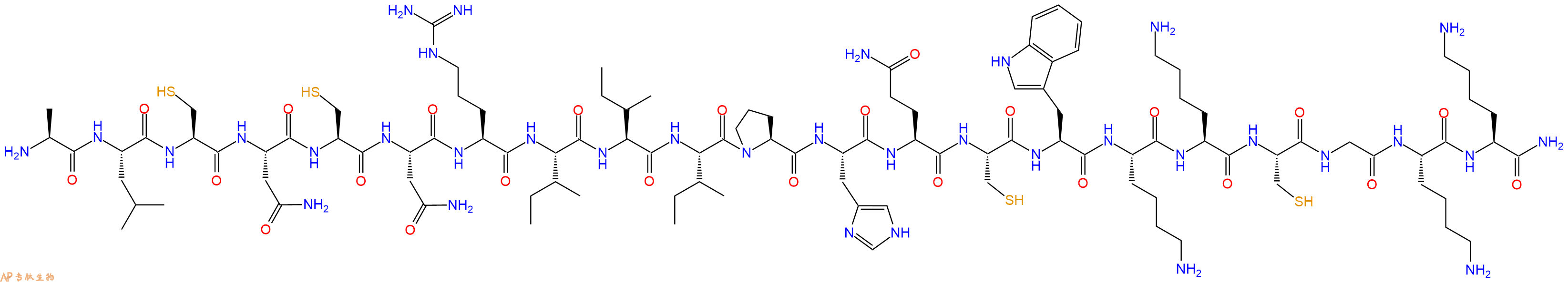 专肽生物产品Tertiapin-Q910044-56-3/252198-49-5(DeletedCAS)
