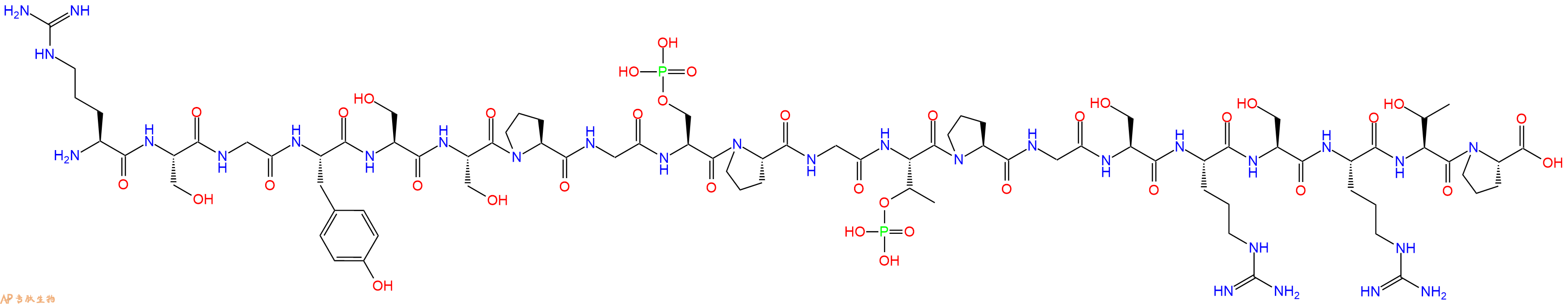 专肽生物产品(Ser(POH)22,Thr(POH)2)-Tau Peptide (194-213)2022956-55-2