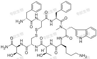 专肽生物产品(N-Me-D-Trp⁴,Thr⁸)-Octreotide amide, (N-Me-D-Trp⁴)-Octreotate amide340821-13-8