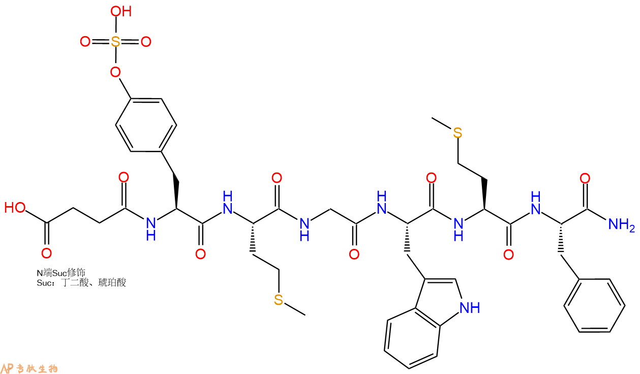 专肽生物产品CCK-8 (sulfated)