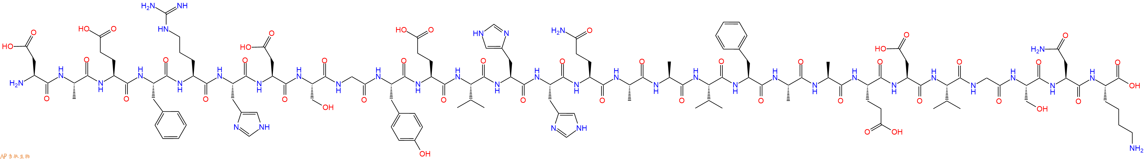 专肽生物产品淀粉肽[Ala16,17,20]-β-Amyloid (1-28)