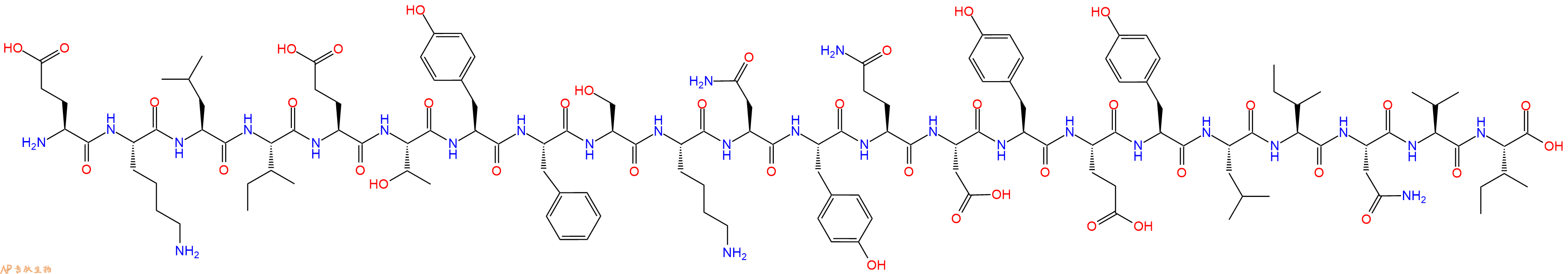 专肽生物产品Myelin PLP (43-64)
