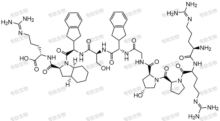 专肽生物产品(D-Arg0,Hyp3,Igl5,D-Igl7,Oic8)-Bradykinin180981-09-3