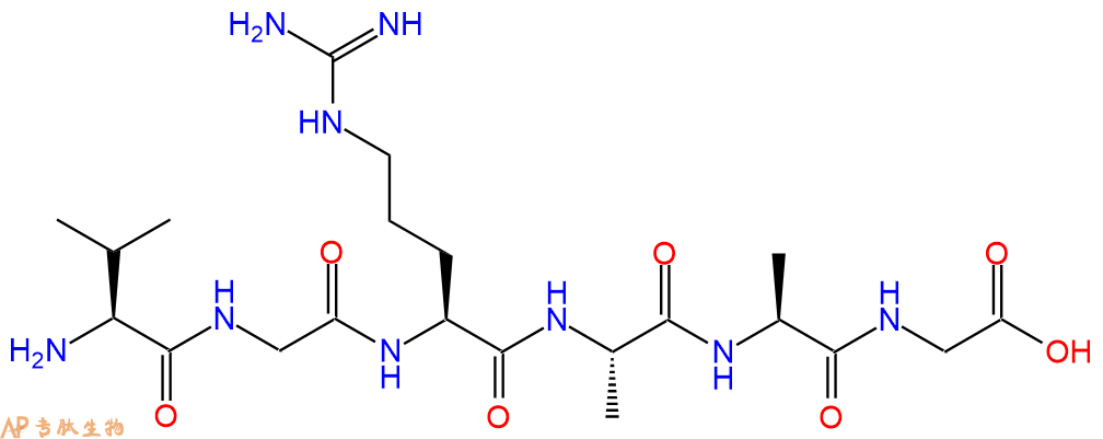 多肽VGRAAG的参数和合成路线|三字母为Val-Gly-Arg-Ala-Ala-Gly|专肽生物产