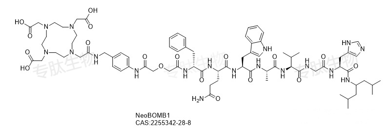 专肽生物产品新型DOTA偶联GRPR拮抗剂：NeoBOMB12255342-28-8