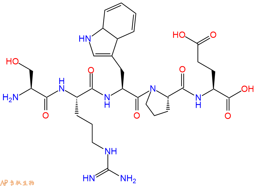 多肽SRWPE的参数和合成路线|三字母为Ser-Arg-Trp-Pro-Glu|专肽生物产品-定制多