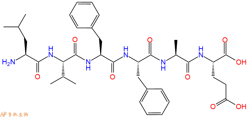 多肽LVFFAE的参数和合成路线|三字母为Leu-Val-Phe-Phe-Ala-Glu|专肽生物产