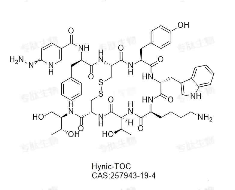 专肽生物产品Hynic-TOC、HYNIC-Tyr3-octreotide)257943-19-4