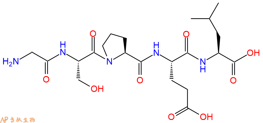 多肽GSPEL的参数和合成路线|三字母为Gly-Ser-Pro-Glu-Leu|专肽生物产品-定制多
