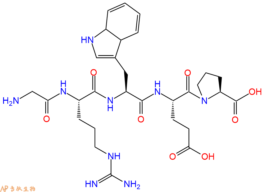 多肽GRWEP的参数和合成路线|三字母为Gly-Arg-Trp-Glu-Pro|专肽生物产品-定制多