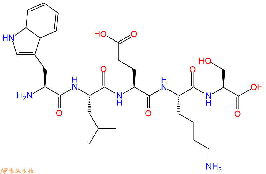 多肽WLEKS的参数和合成路线|三字母为Trp-Leu-Glu-Lys-Ser|专肽生物产品-定制多