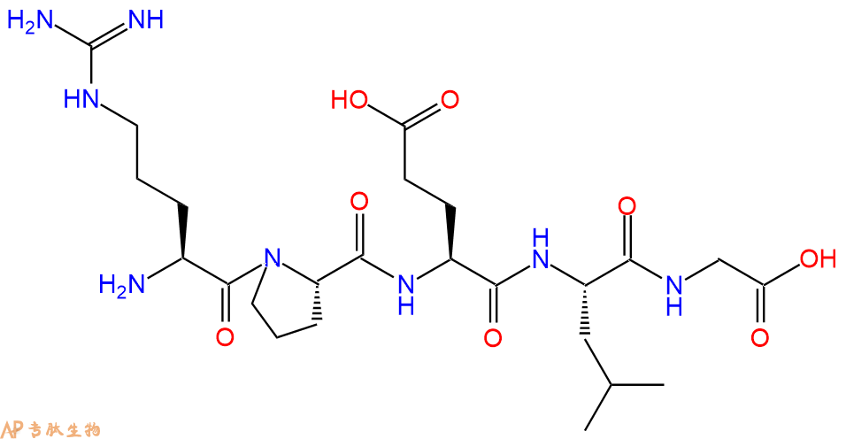 多肽RPELG的参数和合成路线|三字母为Arg-Pro-Glu-Leu-Gly|专肽生物产品-定制多