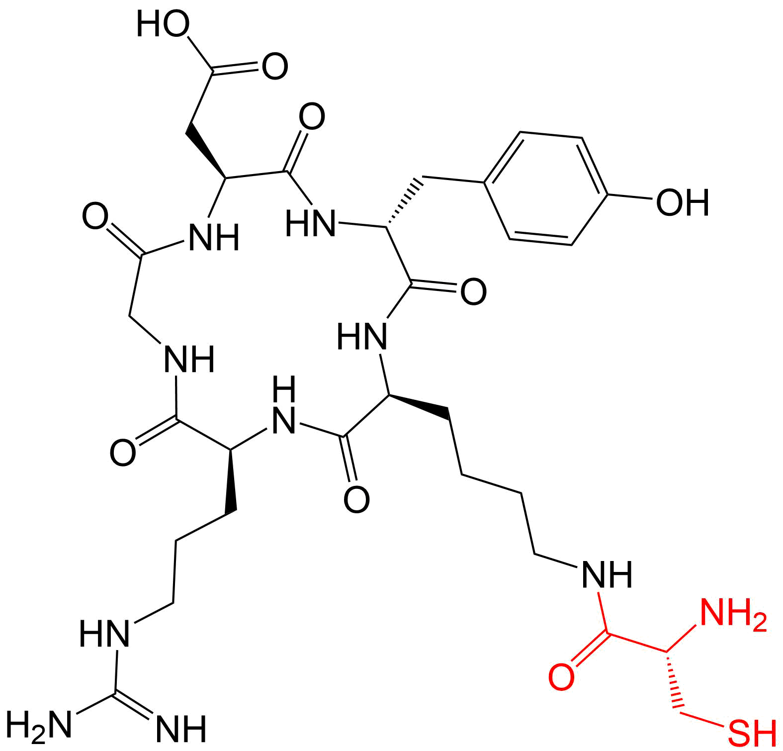 含半胱氨酸的肽