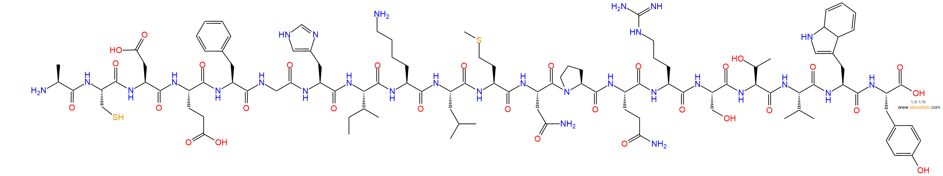 多肽链结构图片