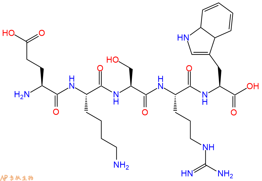 多肽EKSRW的参数和合成路线|三字母为Glu-Lys-Ser-Arg-Trp|专肽生物产品-定制多
