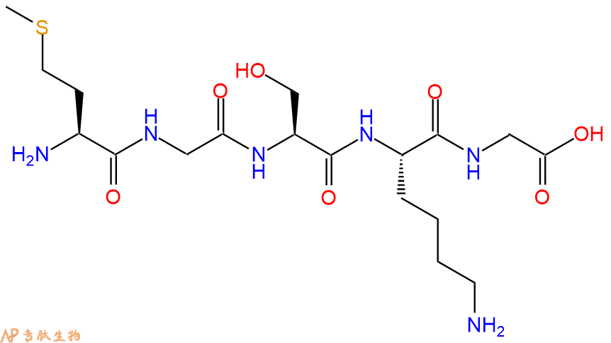 多肽MGSKG的参数和合成路线|三字母为Met-Gly-Ser-Lys-Gly|专肽生物产品-定制多