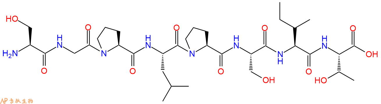 多肽SGPLPSIT的参数和合成路线|三字母为Ser-Gly-Pro-Leu-Pro-Ser-Ile