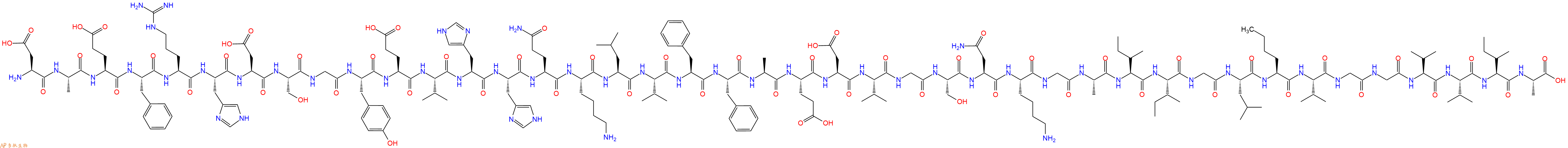 专肽生物产品淀粉肽(Nle⁵)-Amyloidβ- Protein (1-42)1802086-51-6