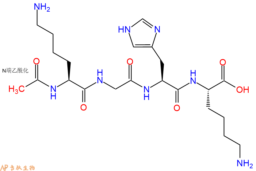 专肽生物产品乙酰基-3/促眉肽、Acetyl Tetrapeptide-3827306-88-7