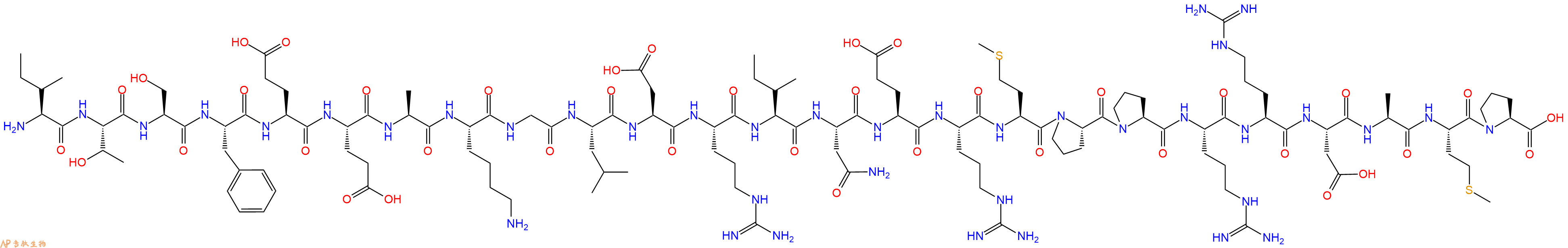 专肽生物产品CaMKII抑制剂：CalcineurinAuto Inhibitor y Peptide148067-21-4