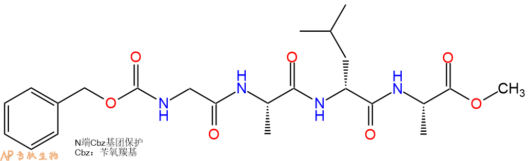 专肽生物产品四肽Cbz-Gly-Ala-DLeu-Ala-O-CH33262-76-8