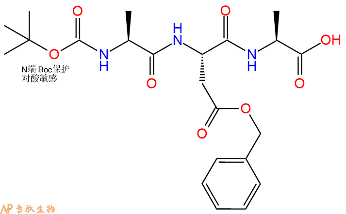 专肽生物产品三肽Boc-Ala-Asp(OBzl)-Ala94748-17-1