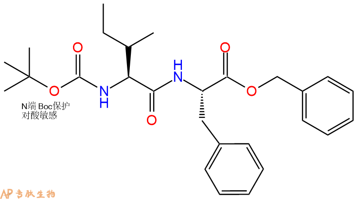 专肽生物产品二肽Boc-Ile-Phe-苄酯化75759-87-4