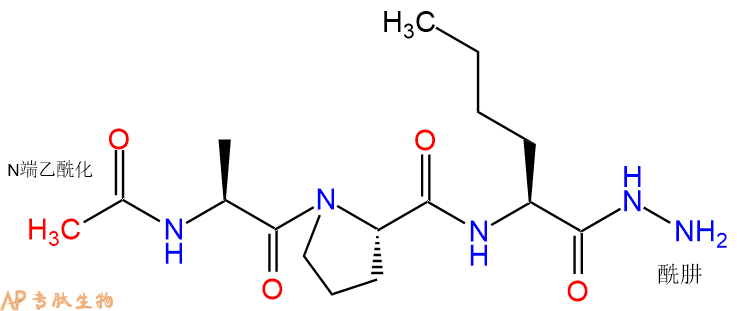 专肽生物产品三肽Ac-Ala-Pro-NIe-hydrazide1237540-60-1