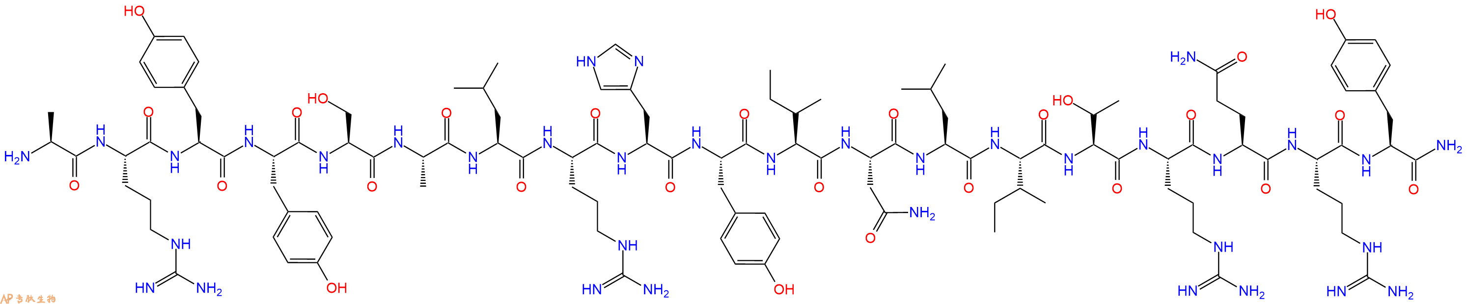 专肽生物产品神经肽 Y(18-36)、Neuro Peptide Y(18-36), porcine114495-97-5