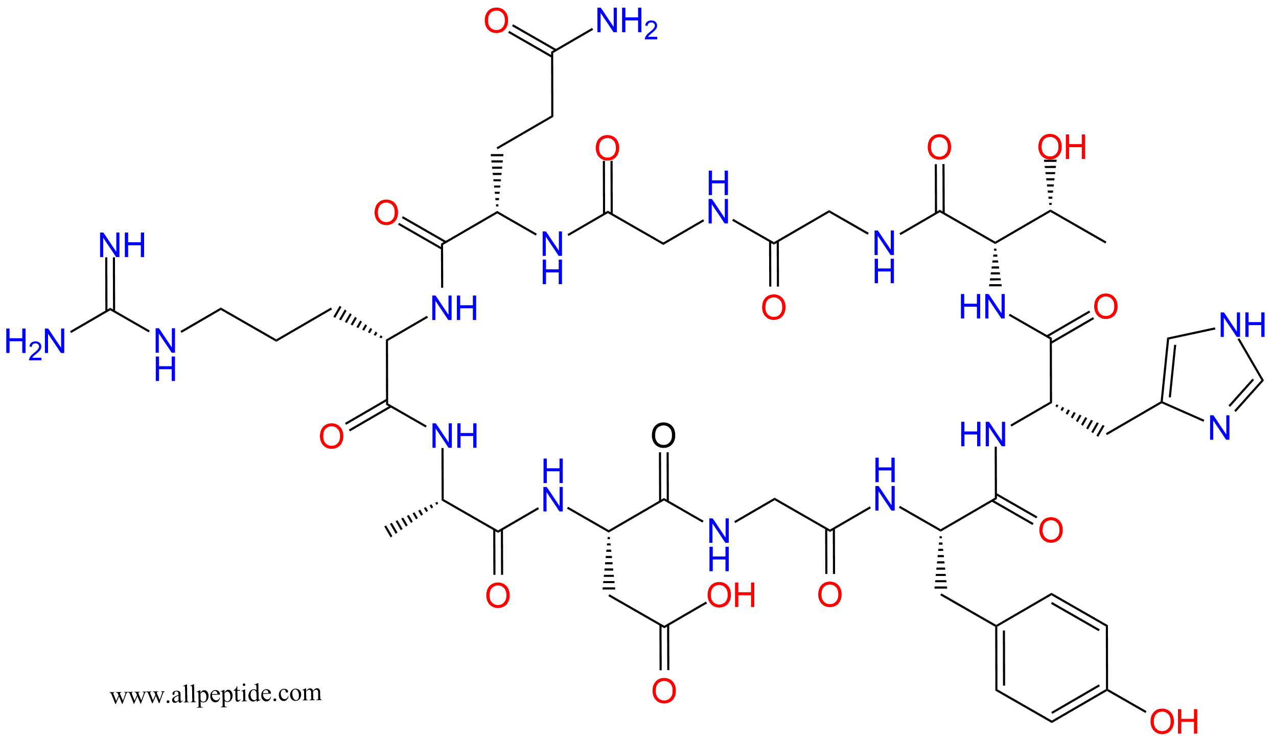 专肽生物产品环十肽cyclo(GQRADGYHTG)1351984-82-1